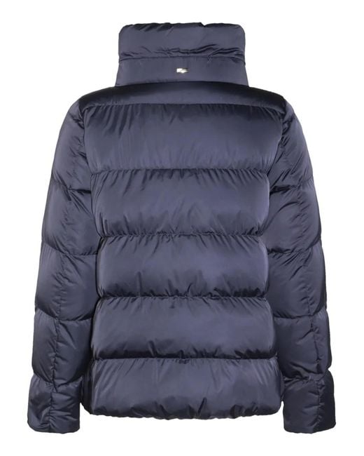Herno Blue Satin Down Jacket