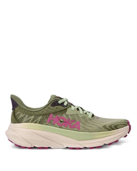 Hoka One One Green Challenger Atr 7 Low-top Sneakers