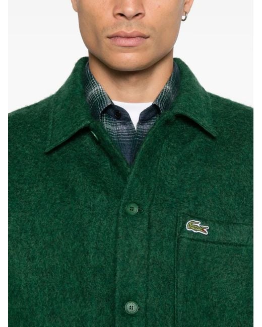 Chemise À Patch Logo Lacoste pour homme en coloris Green