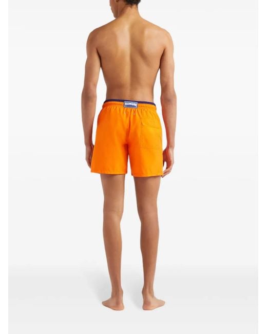 Vilebrequin Orange Short De Bain Bicolore for men