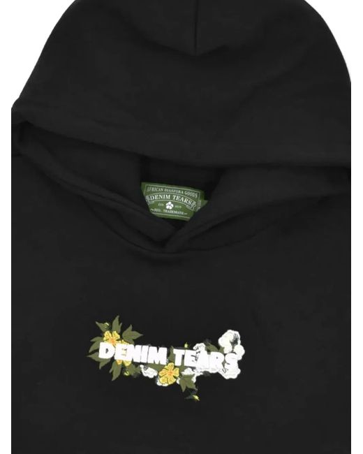 Hoodie À Logo Brodé DENIM TEARS pour homme en coloris Black