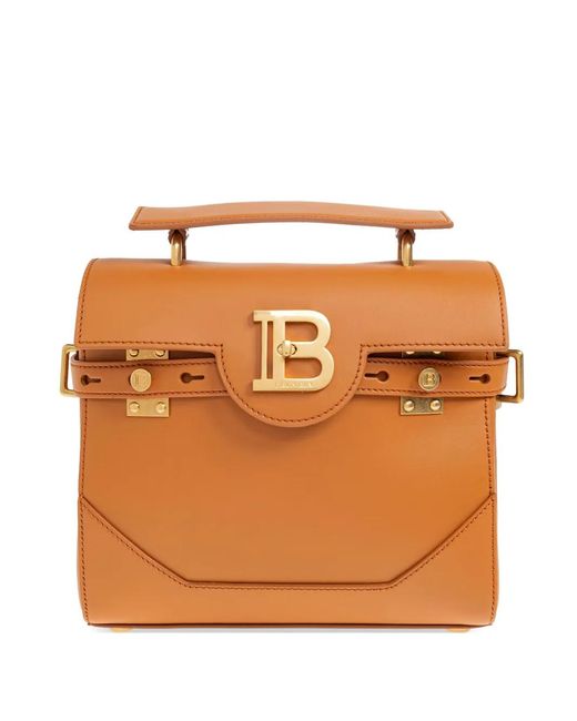 Balmain Orange Sac À Main 23 B-Buzz