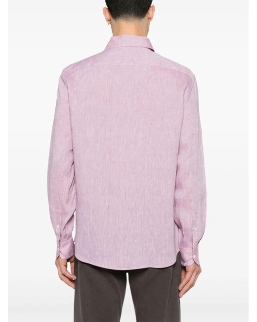 メンズ Brunello Cucinelli スラブシャツ Pink