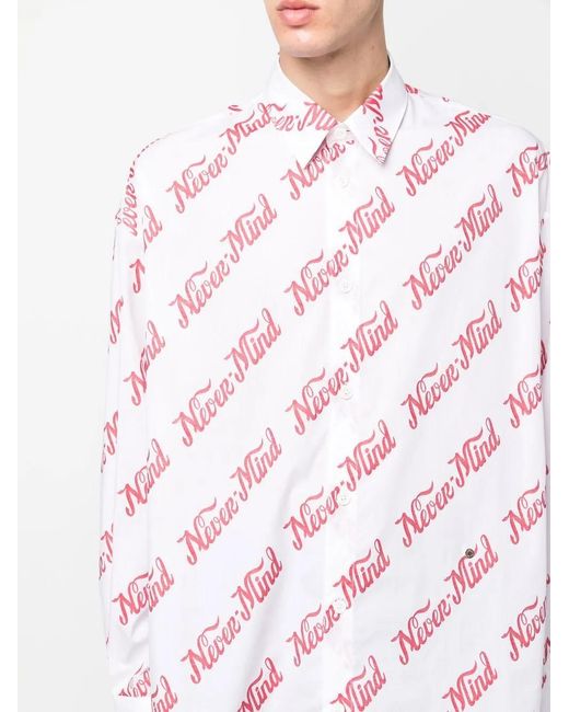 Etudes Studio Pink Nevermind Long-Sleeved Shirt for men