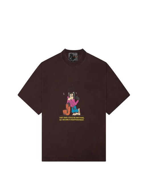 JUNGLES Red Graphic-Print T-Shirt for men