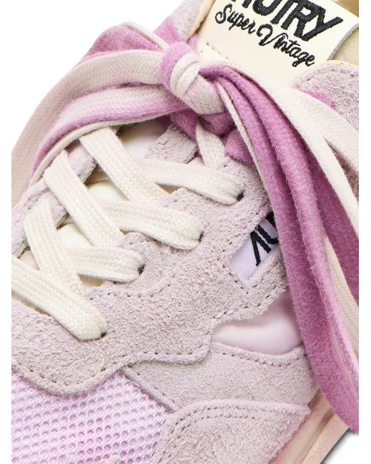 Autry White Reelwind Super Vintage Low Sneakers