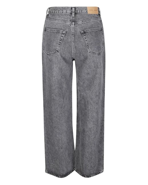 Samsøe & Samsøe Gray Acid-Wash Jeans