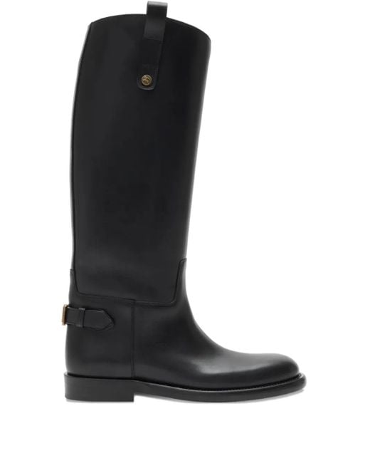 Stivali Al Ginocchio Cavalier di Burberry in Black