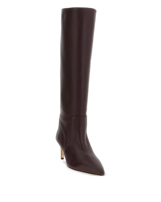 Paris Texas Brown 60Mm Leather Pointed-Toe Boots