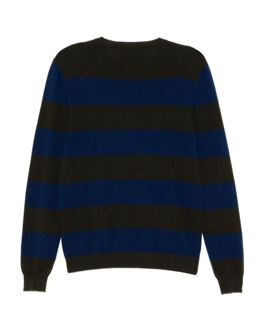 Cynthia Rowley Blue Lucky Striped Top
