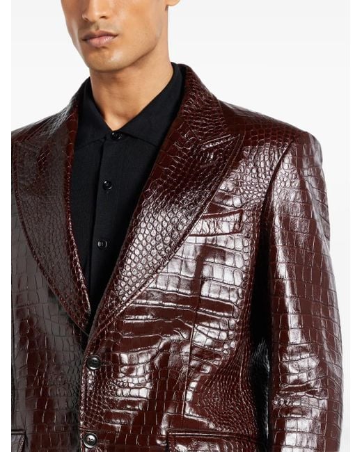 レザージャケット・コート Tom Ford Leather Blazer Tom Ford Leather Blazer In Black | ModeSens
