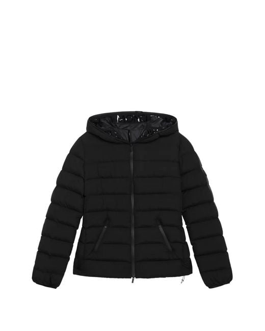Moncler Black Herbes Quilted Hooded Jacket