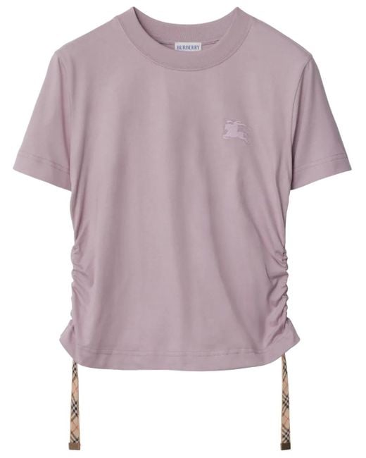 T-Shirt À Motif Equestrian Knight Burberry en coloris Purple