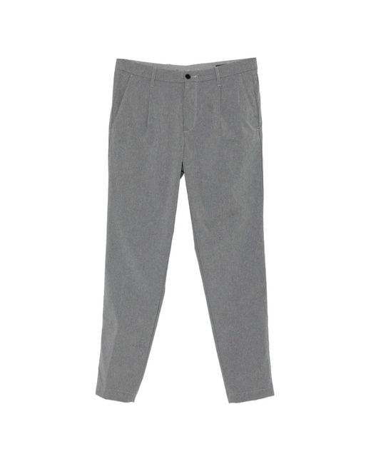 Karl Lagerfeld Gray Pantalon Zippé Kl-Calvin for men
