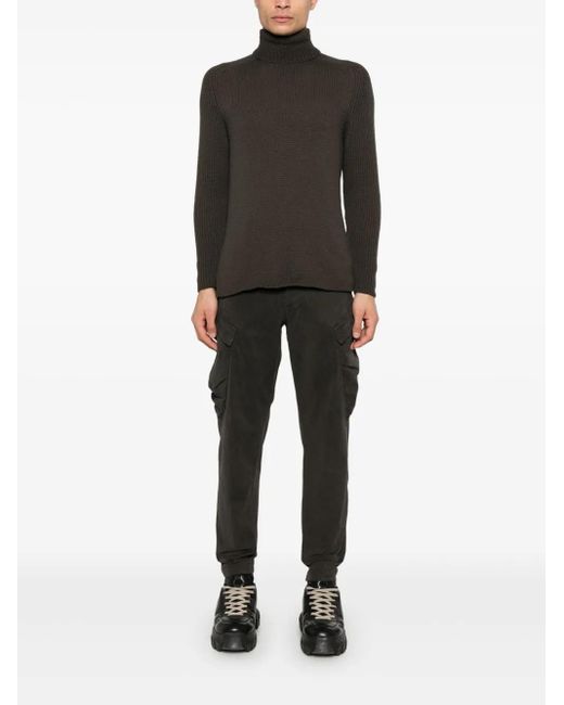 Transit Brown Virgin Wool Sweater for men