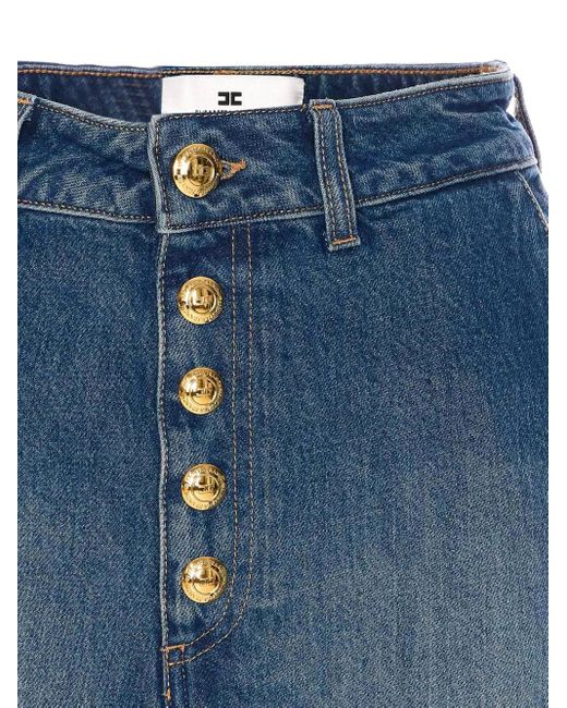 Elisabetta Franchi Blue Versatile And Stylish Shorts