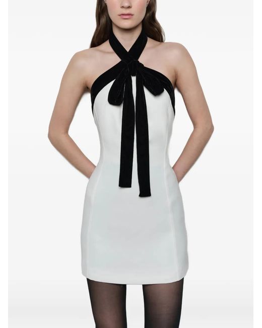 phillipa mini dress red petite Edikted Philippa Embroidered Cotton Mini Dress - White