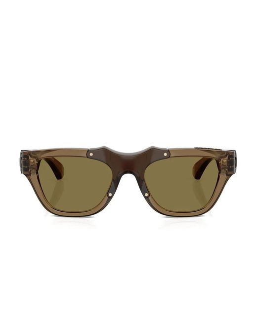 Burberry Natural Geometric-Frame Sunglasses