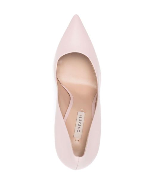 Zapatos Blade con tacón de 120 mm Casadei de color Pink