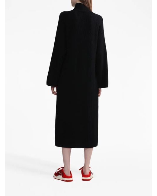 Robe Nervurée À Col Montant A.P.C. en coloris Blue