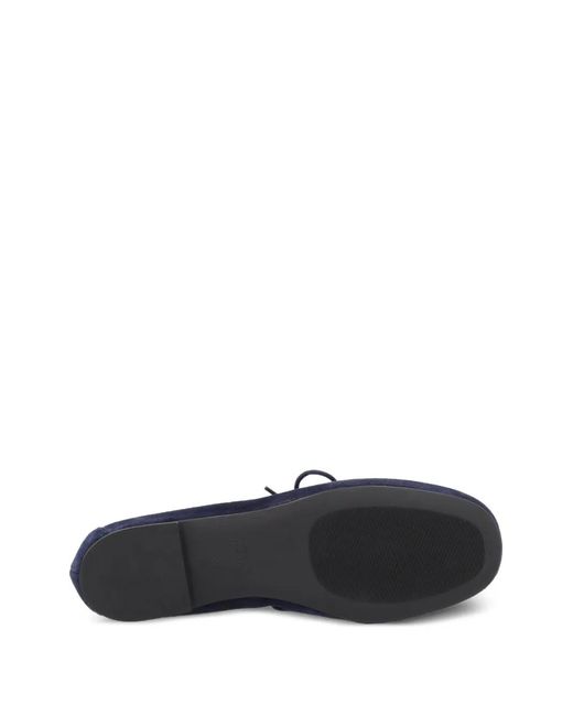 Frau Blue Suede Boat Loafers