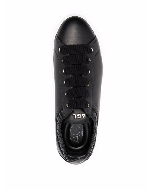 Baskets À Empiècements Élastiqués Agl Attilio Giusti Leombruni en coloris Black