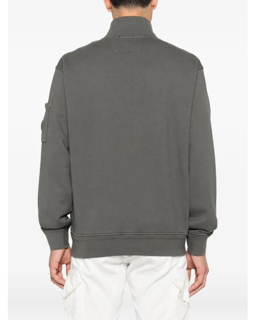 Sweat À Col Zippé C P Company pour homme en coloris Gray