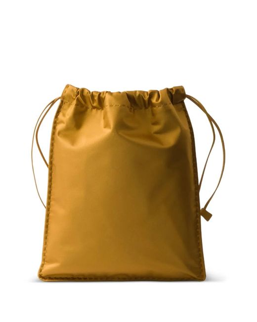 Prada Yellow Wish Silk Pouch