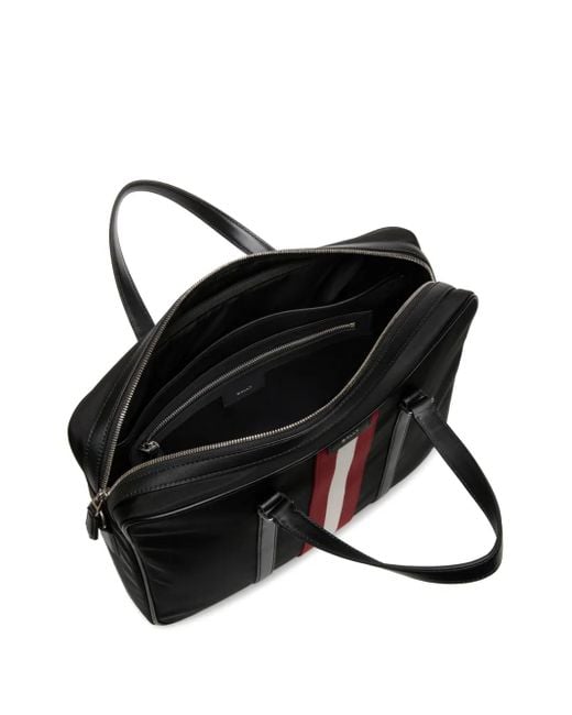 Bally Laptoptas Met Logopatch in het Black voor heren