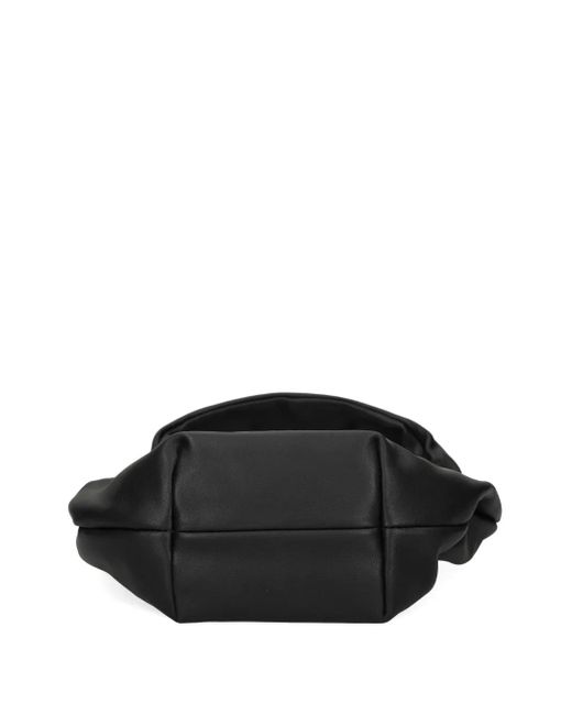 Cult Gaia Black Mealea Leather Shoulder Bag