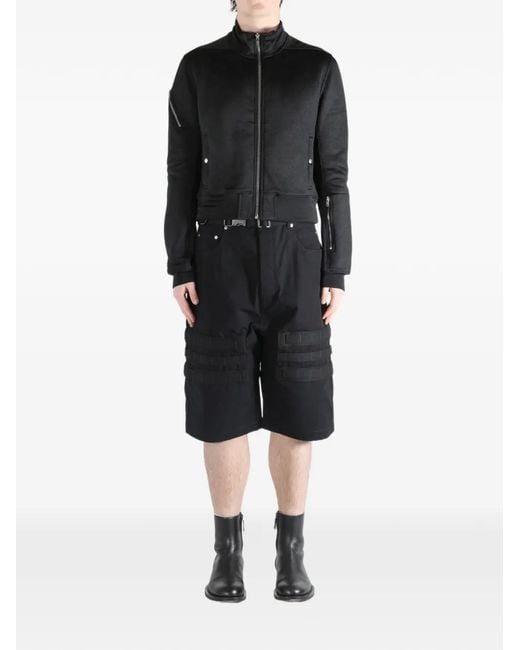 Rick Owens Black Rev Zip-Up Jacket for men