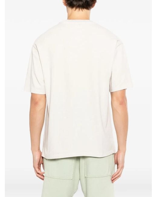Melt White Snake-Print T-Shirt for men