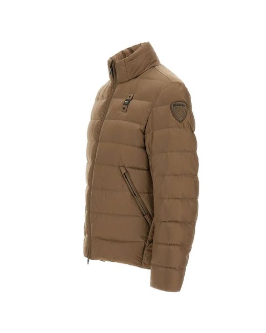 Blauer Brown Austin Quilted Zip Jacket for men