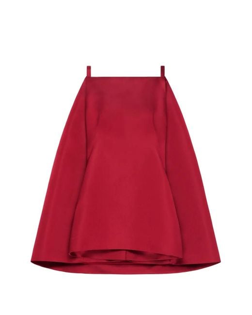 Givenchy Red Sliced Mini Dress