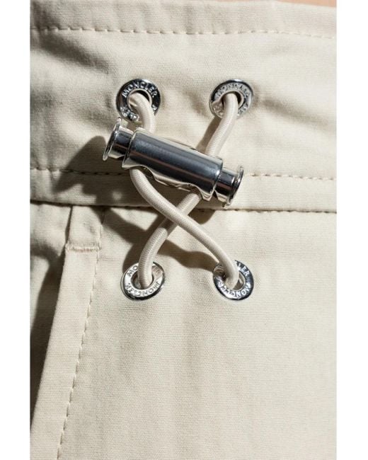 Moncler Canvas Broek in het White voor heren