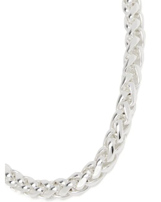 Anni Lu White Liquid Wheat-Chain Necklace