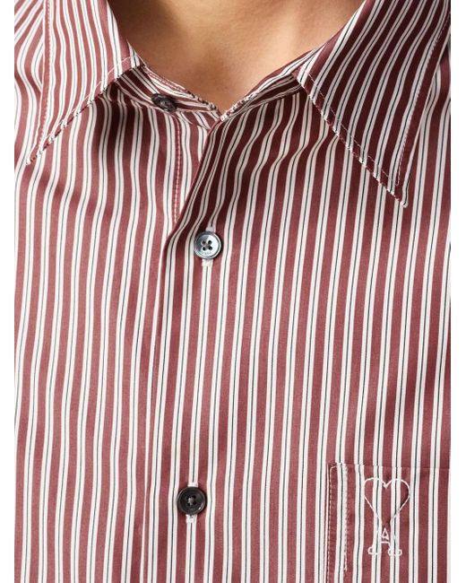 Camisa Ami de Coeur a rayas AMI de color Pink