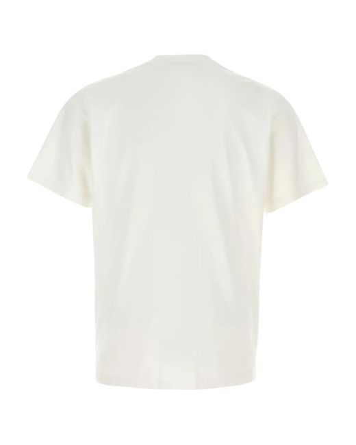 Givenchy White Graphic-Print T-Shirt for men