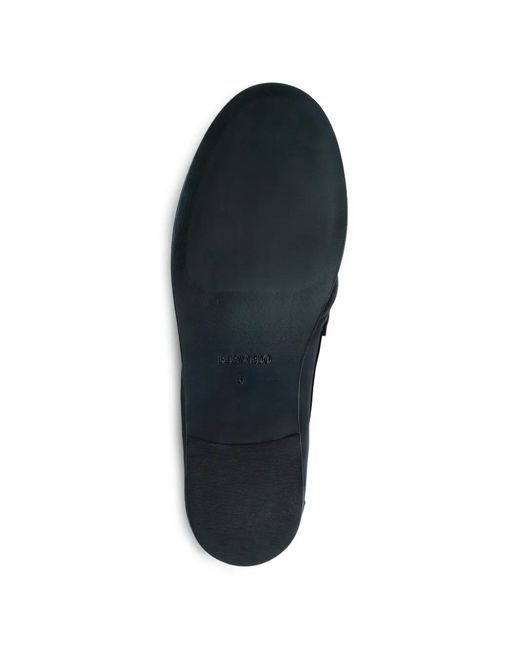 Bernardo Black Tilda Leather Loafers