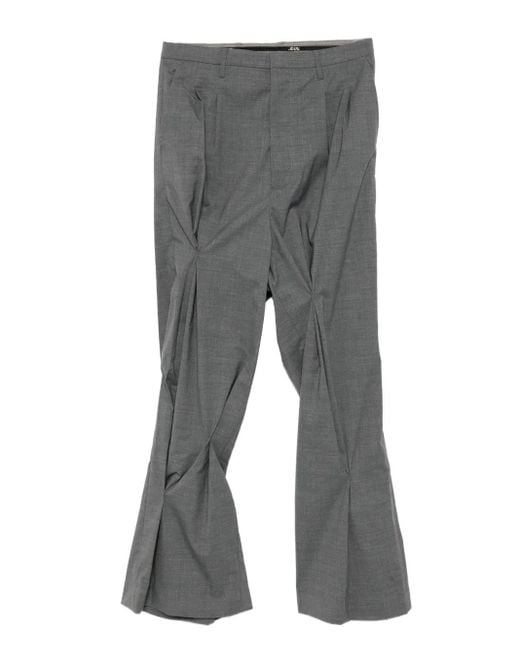 MASU Gray Warp Trousers for men