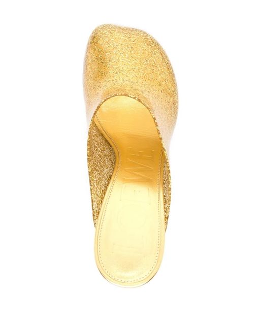 Loewe Metallic 105Mm Toy Transparent Mules