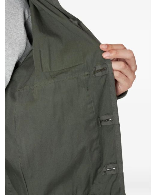Kolor Green Buttoned Patch-Pocket Jacket for men