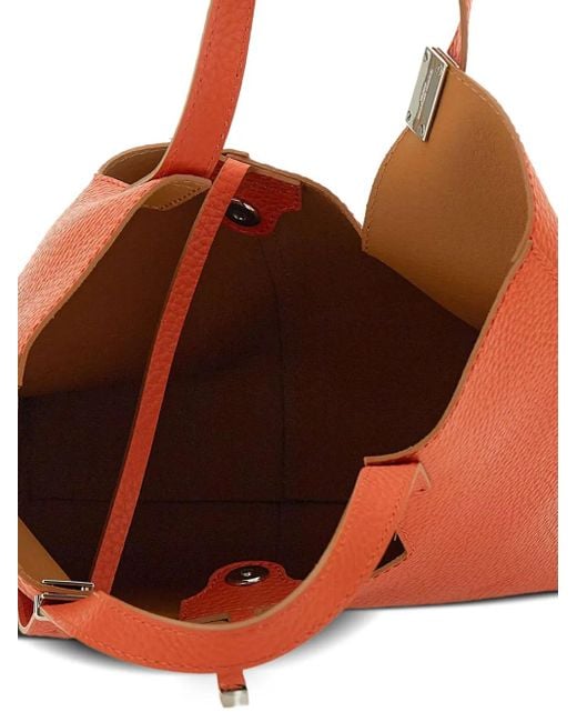 Gianni Chiarini Orange Leather Shoulder Bag