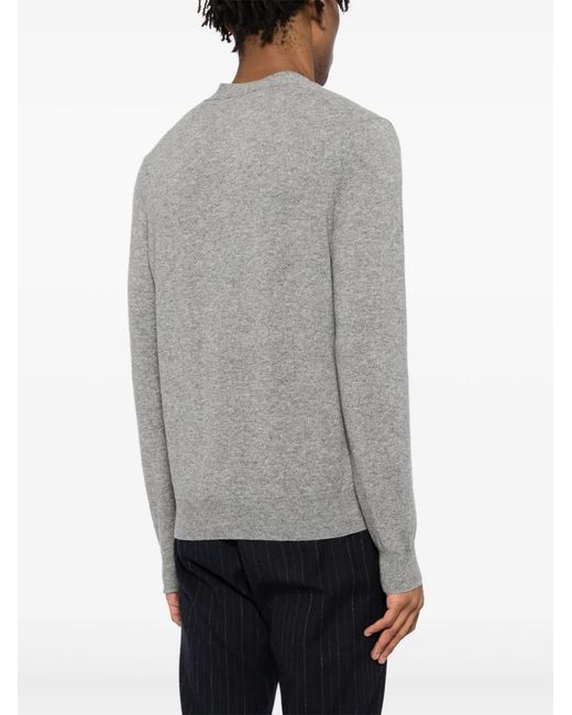 COMME DES GARÇONS PLAY Gray Wool Cardigan