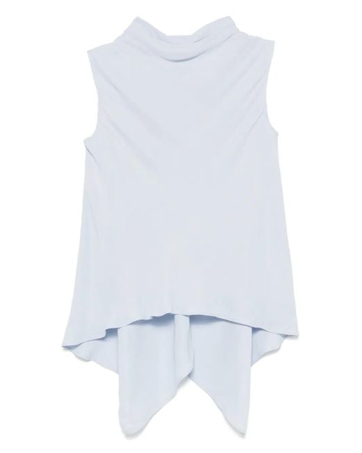 Karl Lagerfeld ノースリーブ ブラウス White