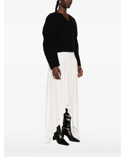 Séfr Black Shaped Button-Up Cardigan