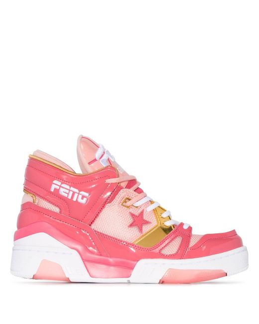 Converse X Feng Chen Wang Pink Erx 260 Mid Sneakers Lyst Canada