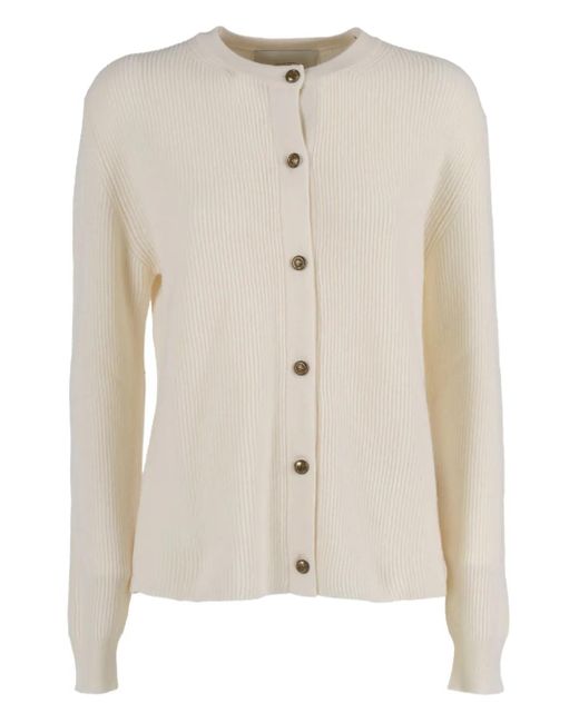 Cardigan À Encolure Ronde Ballantyne en coloris Natural