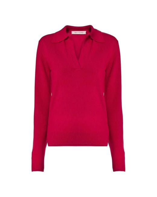 Carolina Herrera Red Pull À Manches Longues