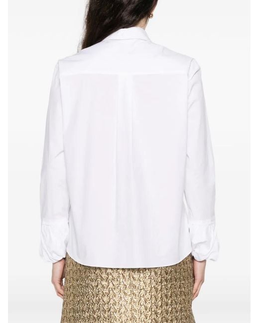Dorothee Schumacher White Cuffed Shirt